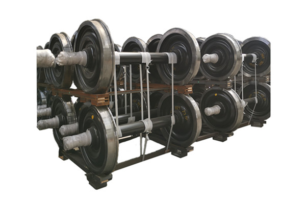 Railway Wheel Axle Assembly