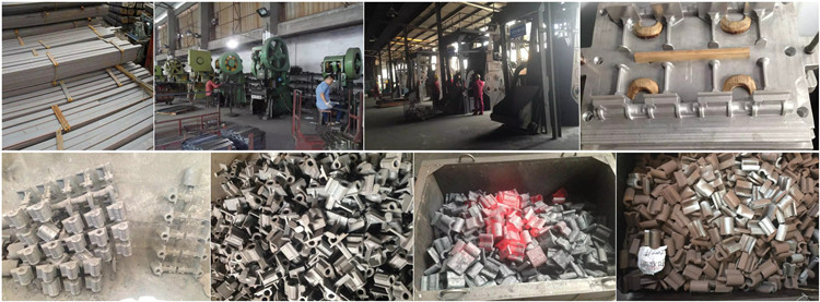 Production process of rail shoulder Production process of rail shoulder