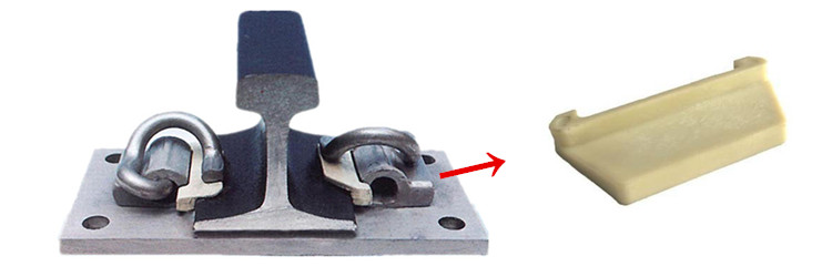 E clip rail fastening system includes E type rail insulator + rail shoulder + e rail clips E clip rail fastening system includes E type rail insulator + rail shoulder + e rail clips