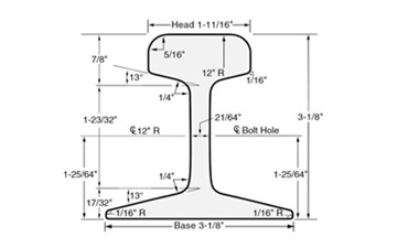ASCE 30 Crane Rail CAD and Manufacturer